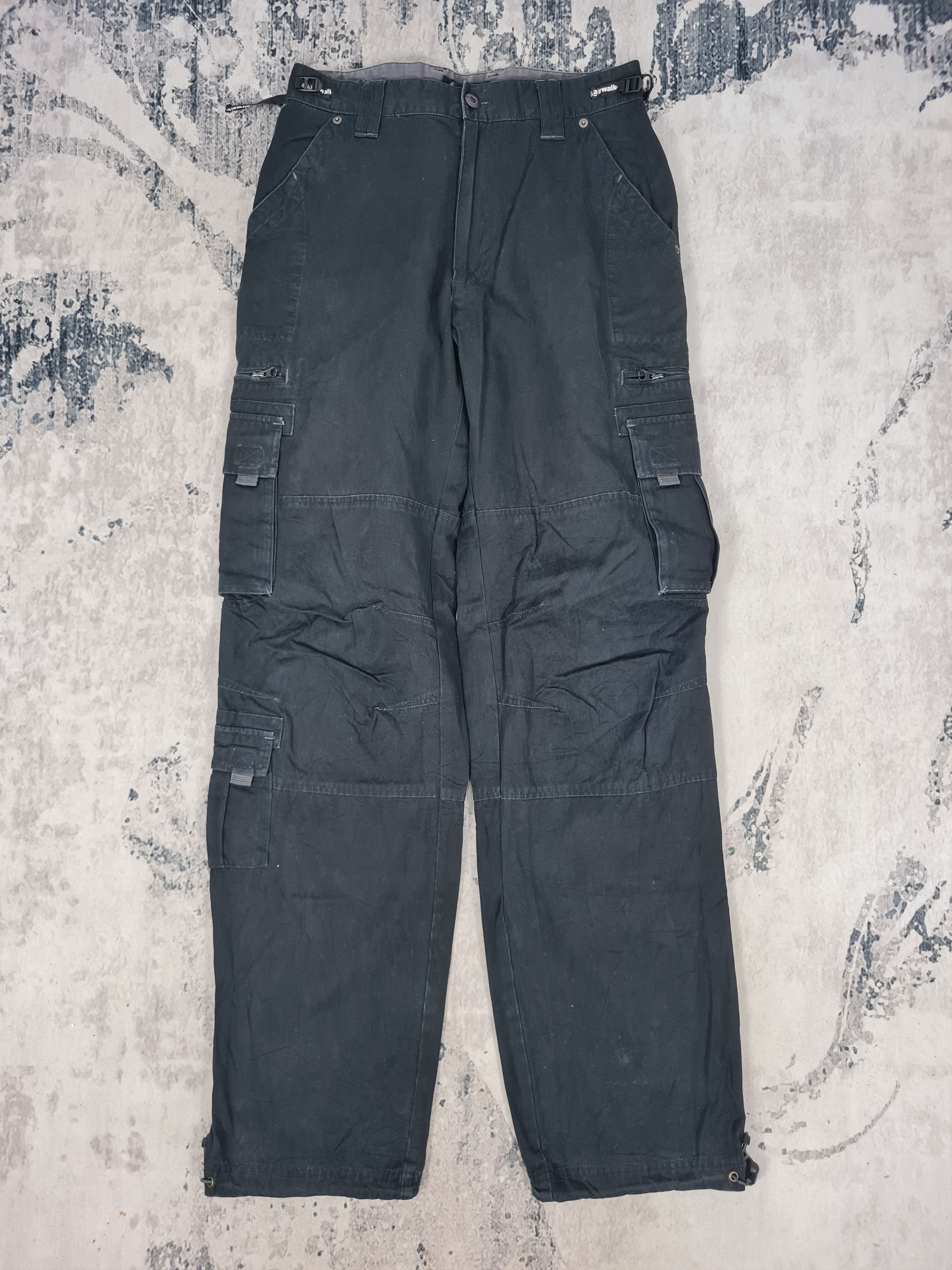 Airwalk Vtg AIRWALK Skaters Skate Tactical Cargo Pants 28x34 JB0215 Size US 28 / EU 44 - 1 Thumbnail