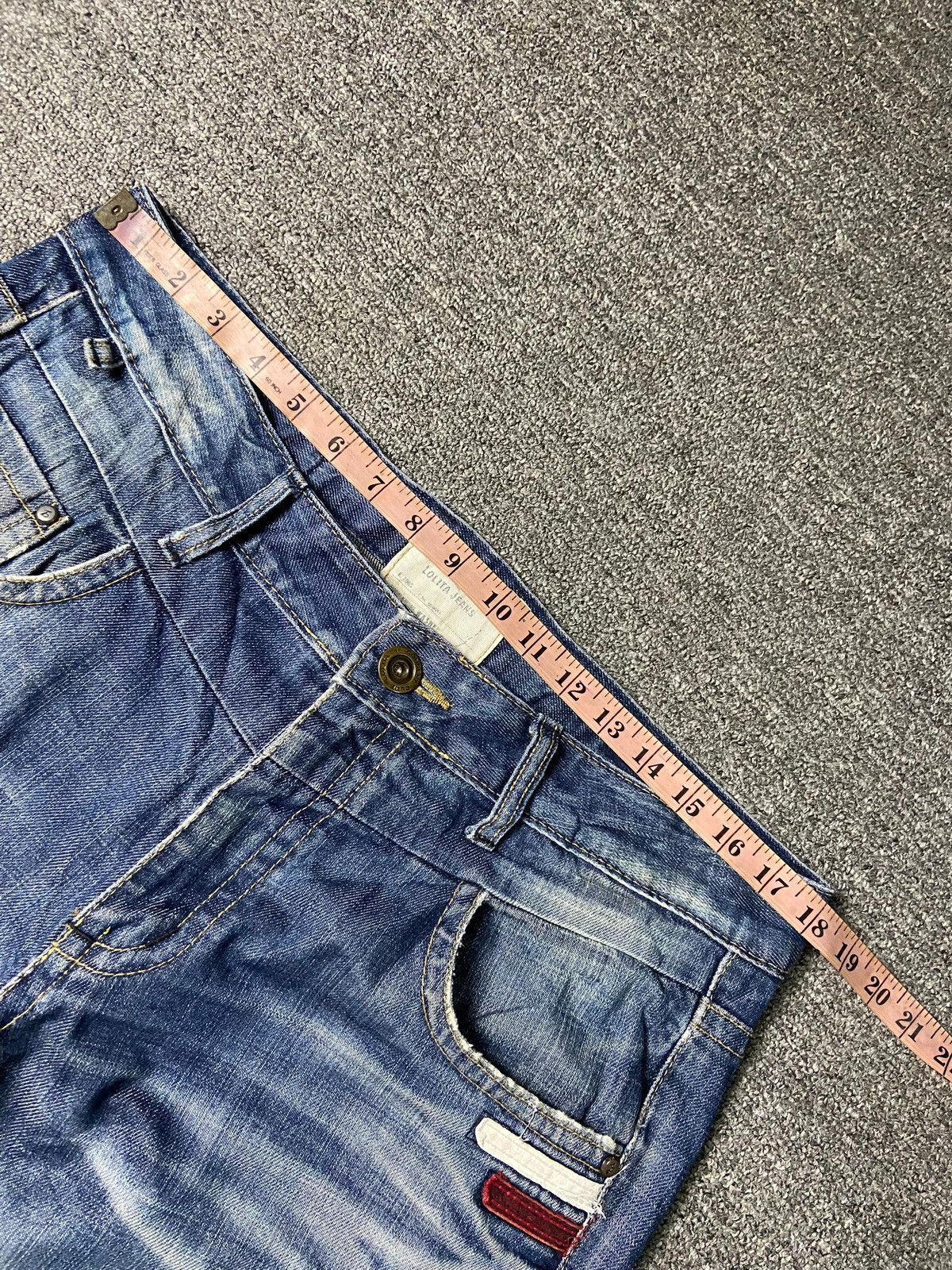 Hysteric Glamour × Japanese Brand × Vintage Vintage LOLITA JEANS Distressed Flared Jeans (132) Size US 36 / EU 52 - 11 Thumbnail