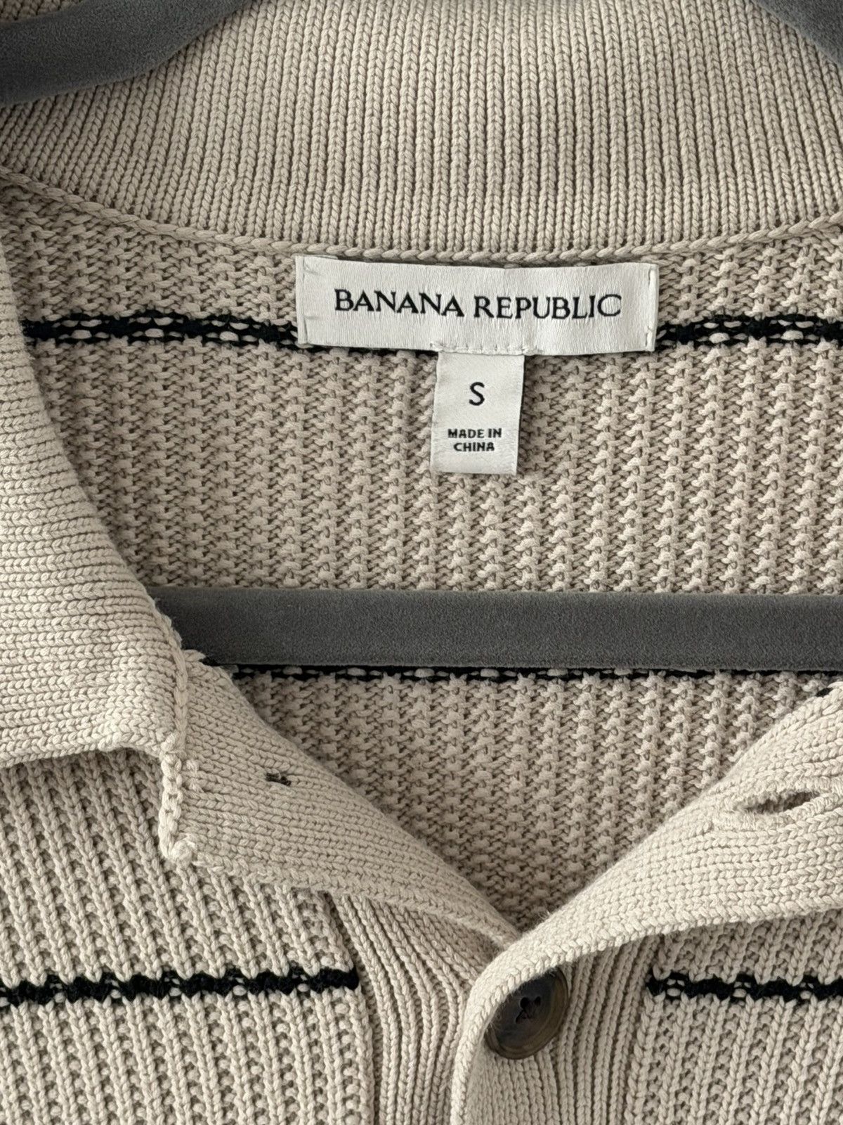 Banana Republic Banana Republic Sweater polo in soft white Size US S / EU 44-46 / 1 - 3 Thumbnail