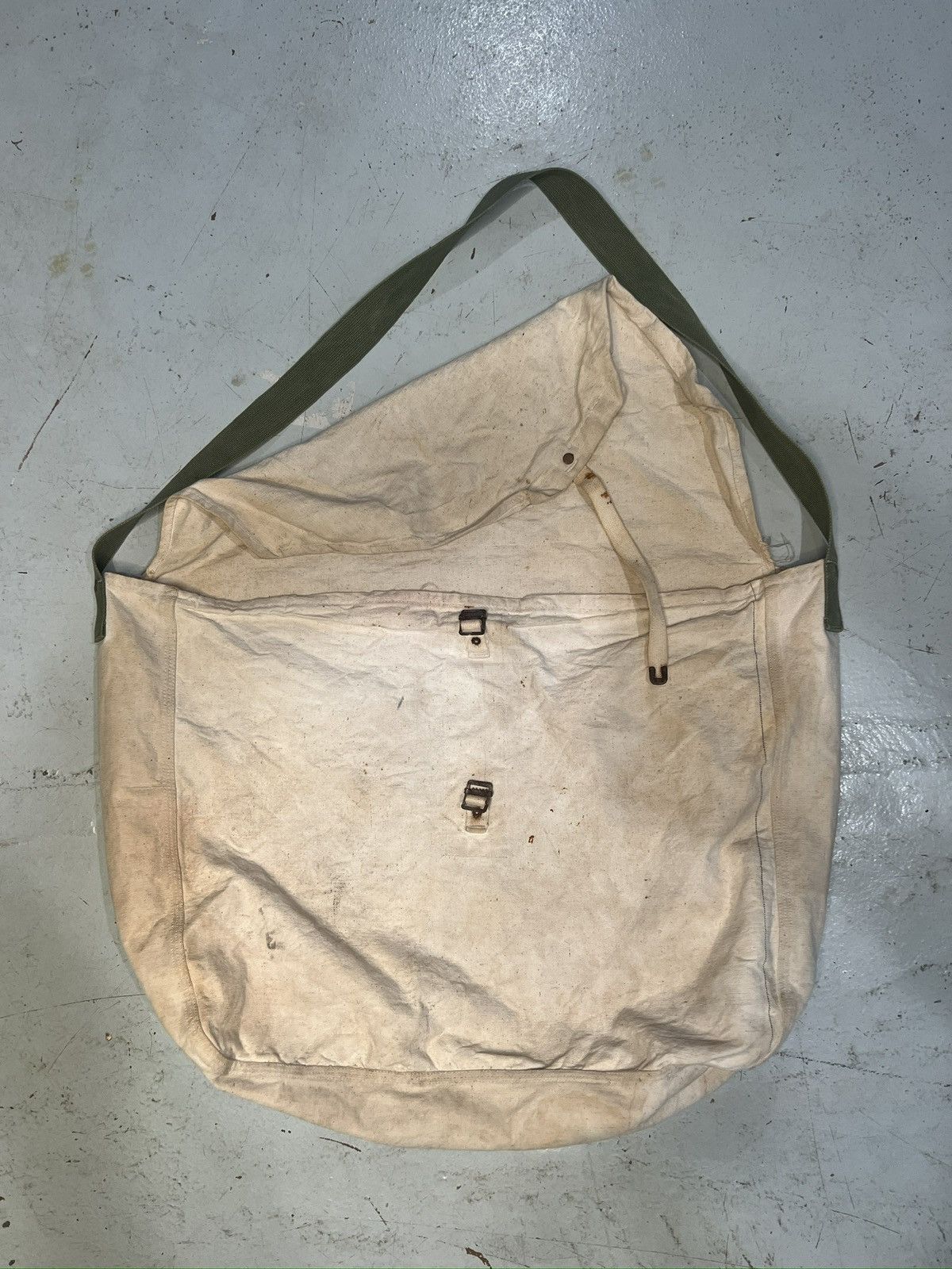 Vintage 1940s stenciled mail messenger bag hirsch weis Size ONE SIZE - 3 Thumbnail