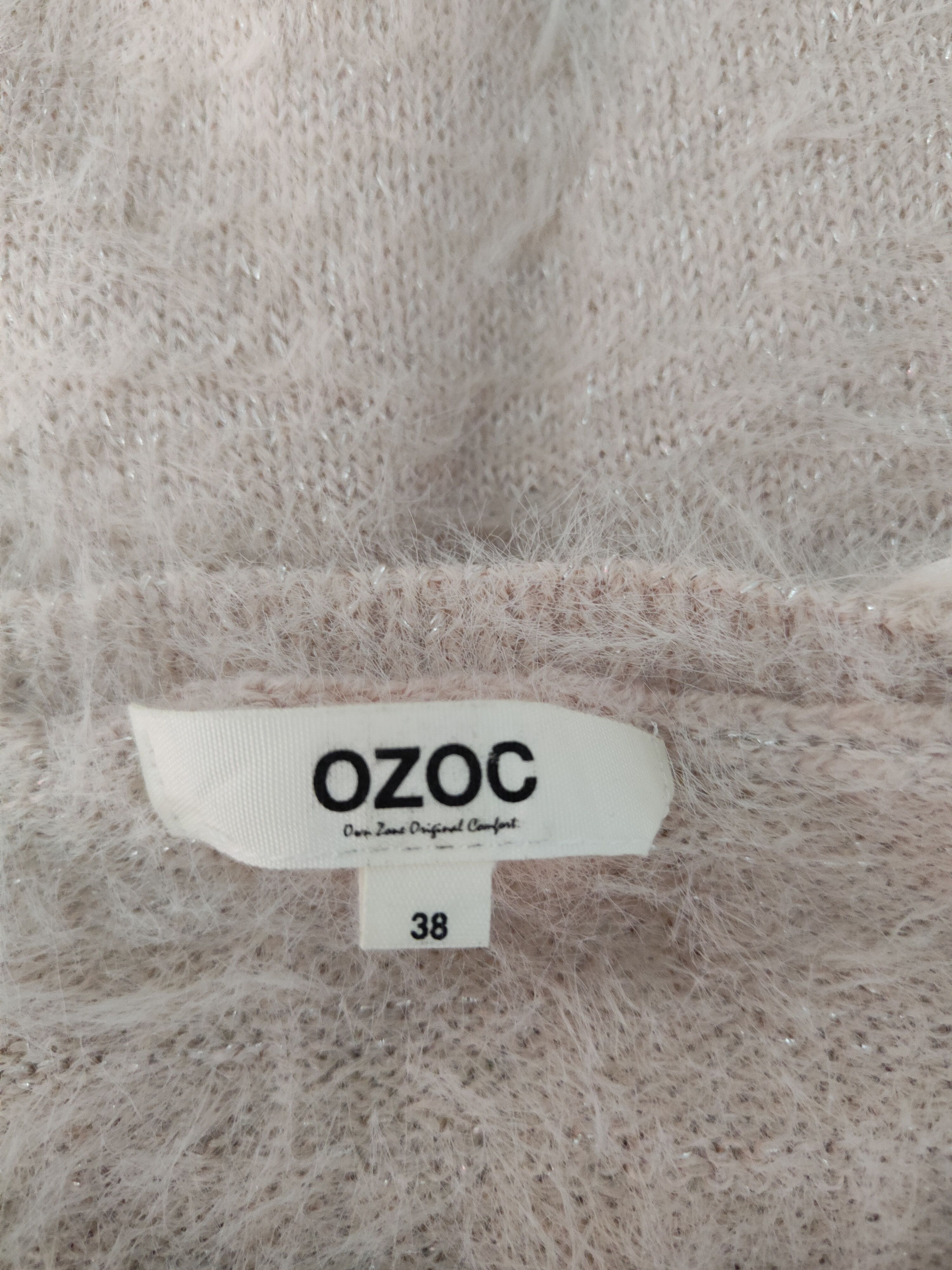Homespun Knitwear OZOC Peach Shag Shaggy Fur Mohair Knitwear #S1977 Size M / US 6-8 / IT 42-44 - 13 Thumbnail