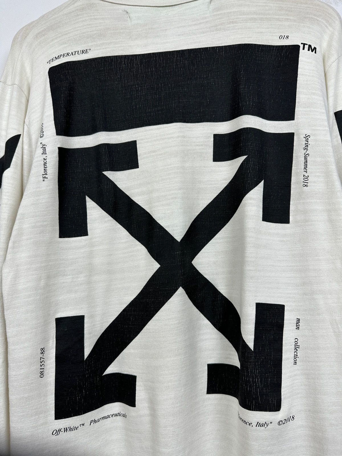 Off-White Off-White Mona Lisa Temperature Long Sleeve Shirt Size US M / EU 48-50 / 2 - 20 Thumbnail