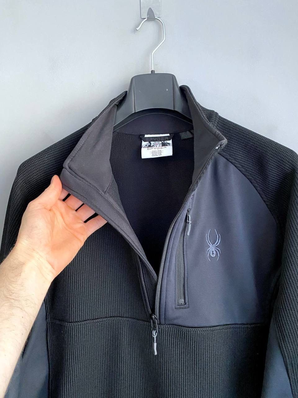 Spyder Spyder Men's Gait Half Zip Black Fleece Sweater, Size XL Size US XL / EU 56 / 4 - 6 Thumbnail