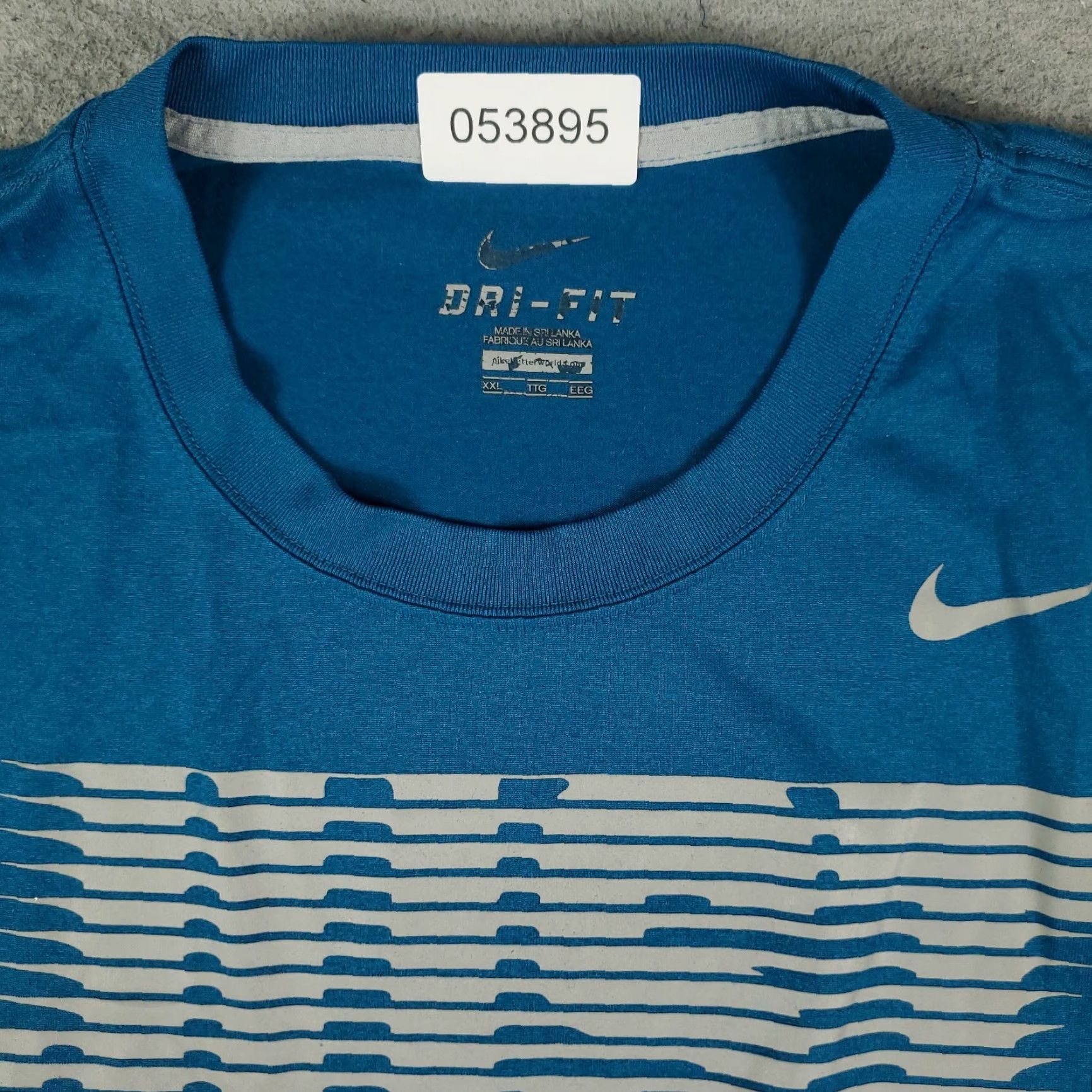 Nike Nike T-Shirt Mens 2XL Blue Swoosh Casual Short Sleeve Sports Size US XXL / EU 58 / 5 - 2 Thumbnail