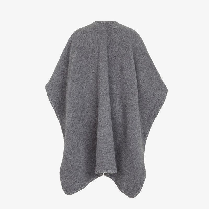 Fendi o1s1wg111225 Fendi Poncho in Dark Grey Size M / US 6-8 / IT 42-44 - 2 Thumbnail
