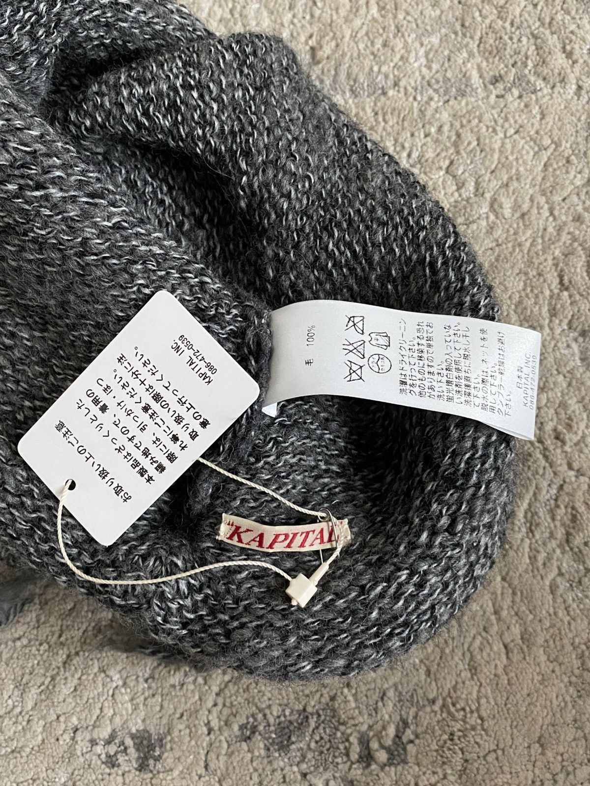 Kapital Kapital - Half Mohawk Knit Beanie Size ONE SIZE - 4 Thumbnail