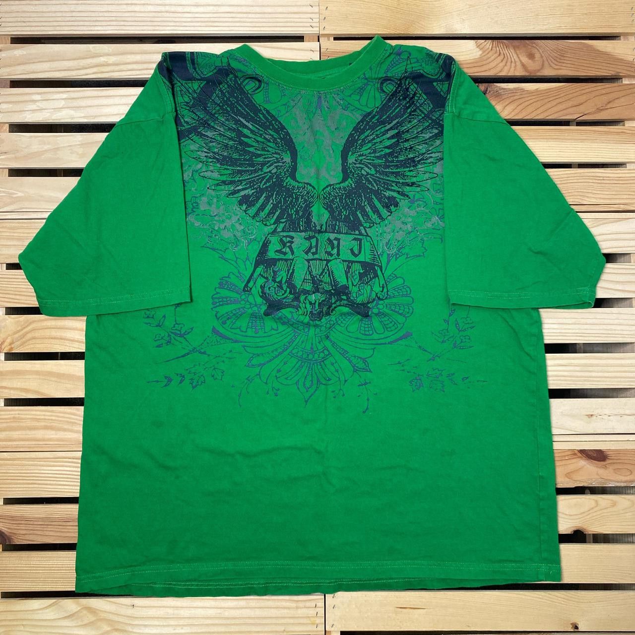 Other Kani Gold Green Y2K Hip Hop Tee Size XL Size US XL / EU 56 / 4 - 1 Thumbnail