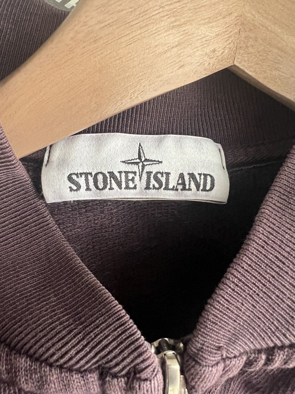 Stone Island Stone island Purple zip up sweater Size US XL / EU 56 / 4 - 3 Thumbnail