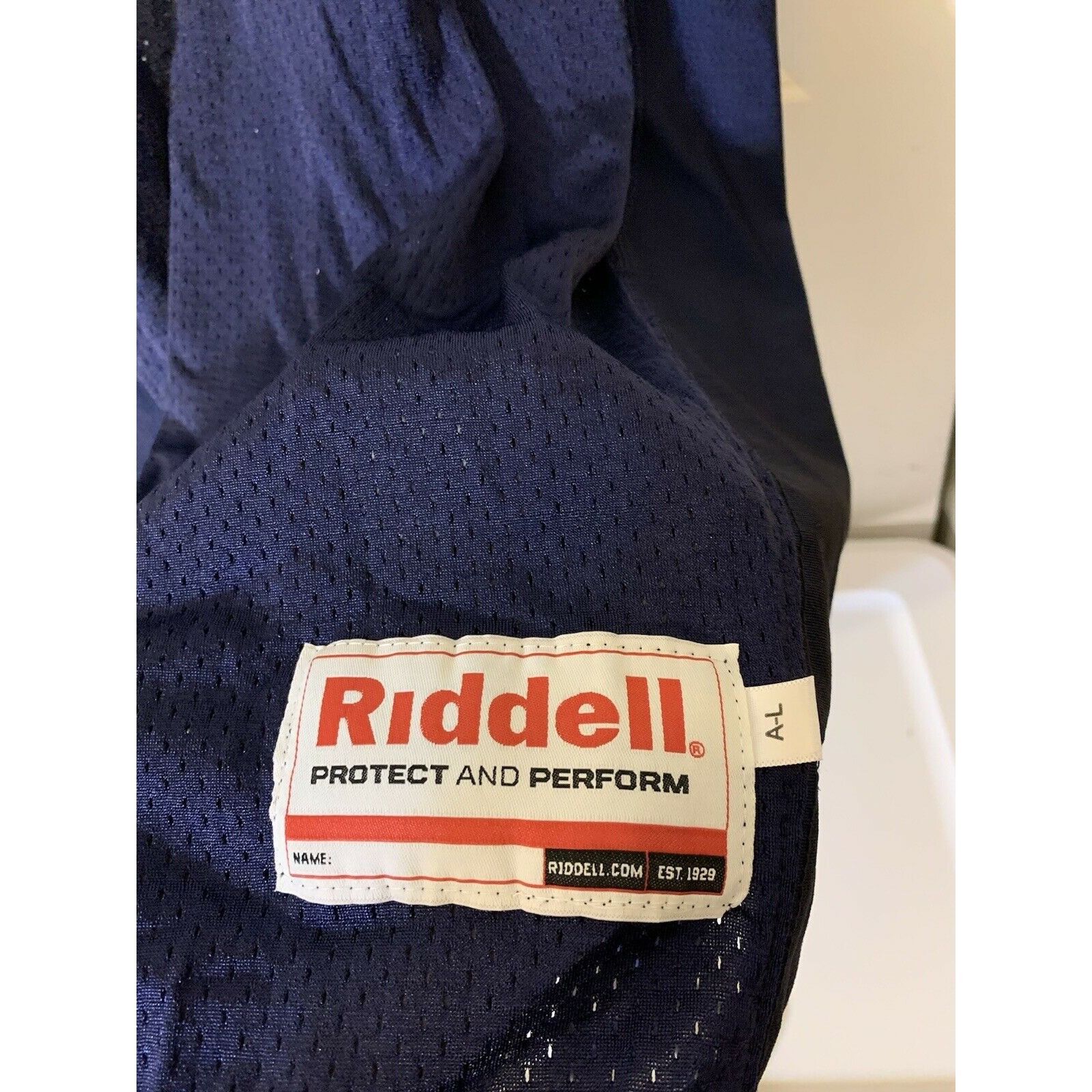 Riddell Riddell USA 41 Football Practice Jersey Men's Size L Blue Wh Size US L / EU 52-54 / 3 - 3 Thumbnail
