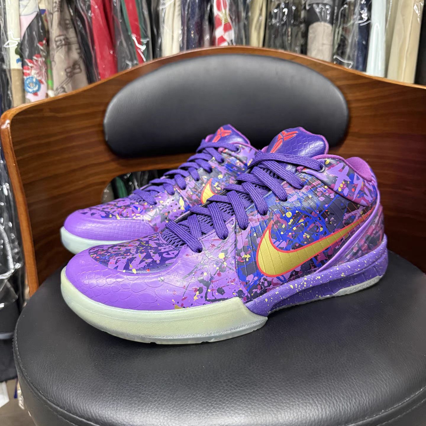 Nike Nike Kobe 4 ZK4 Protro Masterpiece Basketball Shoes K15 Size US 10 / EU 43 - 1 Thumbnail