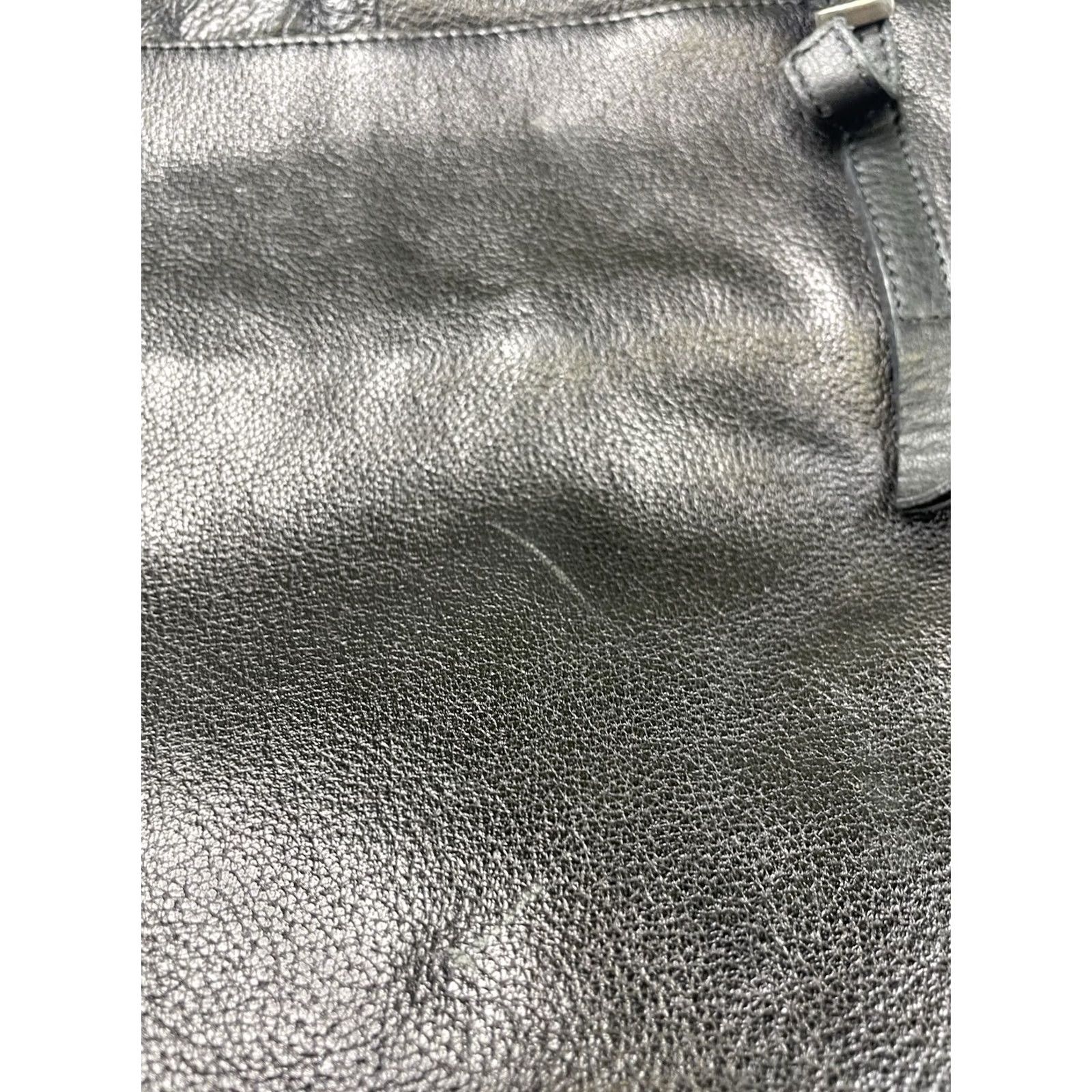 Vintage Daniella Lehavi Pebbled Leather Shoulder Bag Satchel Black Medium/Large Women Shoulder Bag Pebbled Leather Size ONE SIZE - 3 Thumbnail