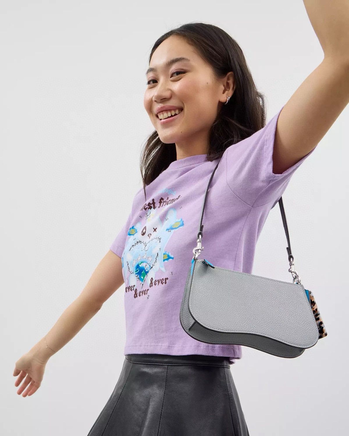 Coach Coach Cloud Wavy Double Pouch Bag In Coachtopia Leather NWT Size ONE SIZE - 8 Thumbnail