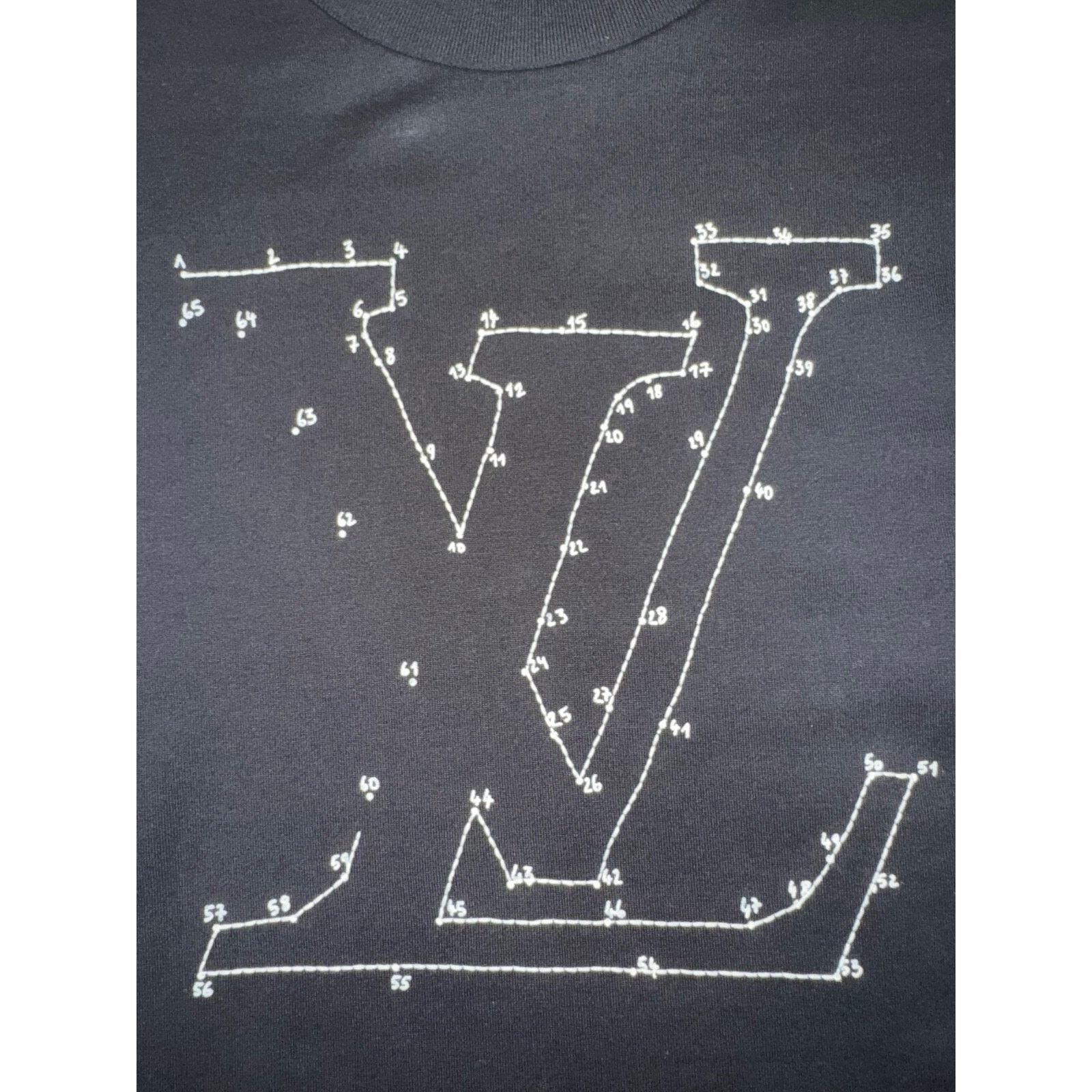 Louis Vuitton Louis Vuitton Stitch Print Embroidery Short Sleeve T-Shirt Size US M / EU 48-50 / 2 - 9 Thumbnail