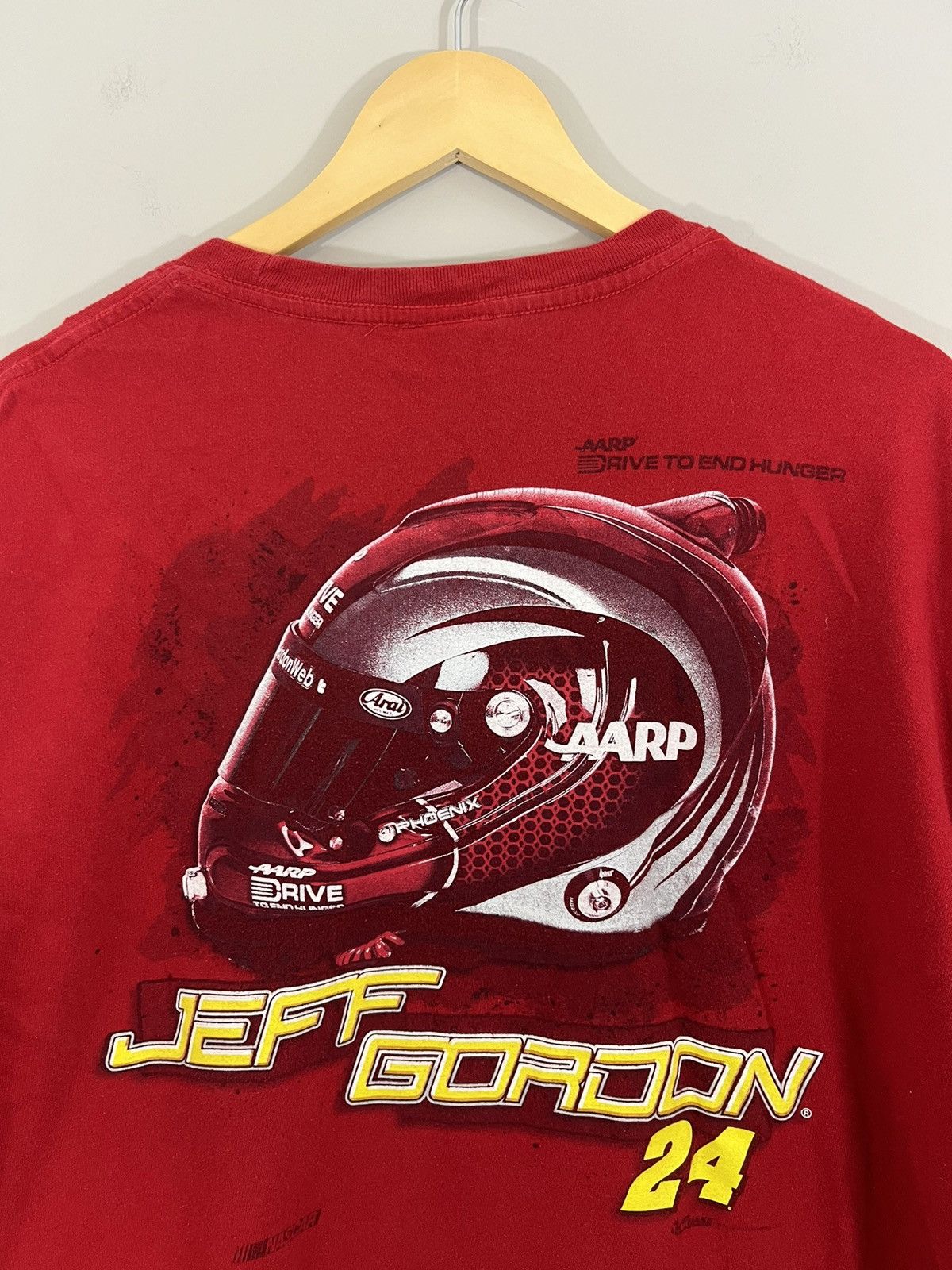 Vintage Oversized NASCAR Jeff Gordon Distressed Racing Tee Size US XXL / EU 58 / 5 - 5 Thumbnail