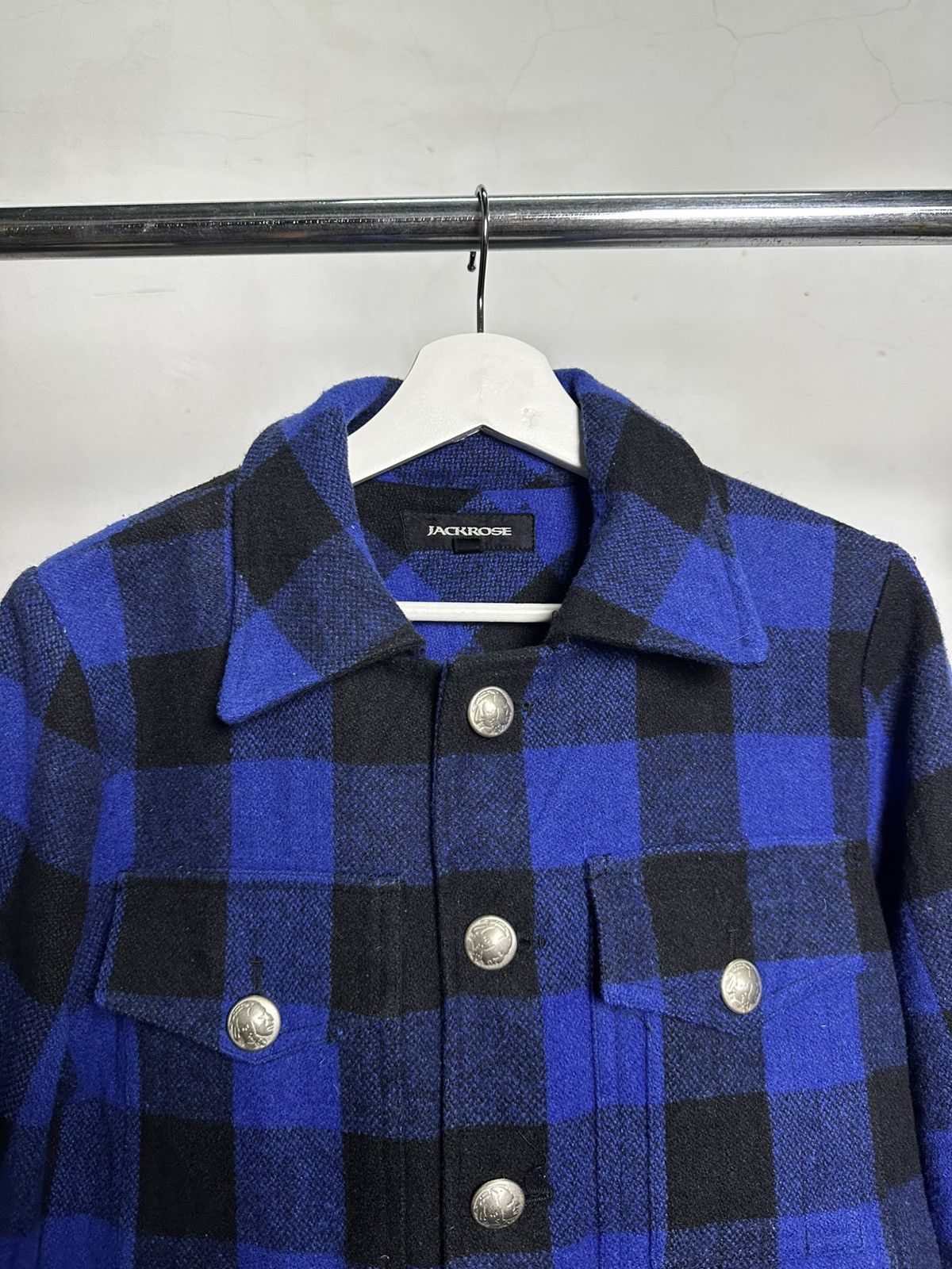 JACKROSE Jackrose Wool Button Shirt Size US M / EU 48-50 / 2 - 3 Thumbnail