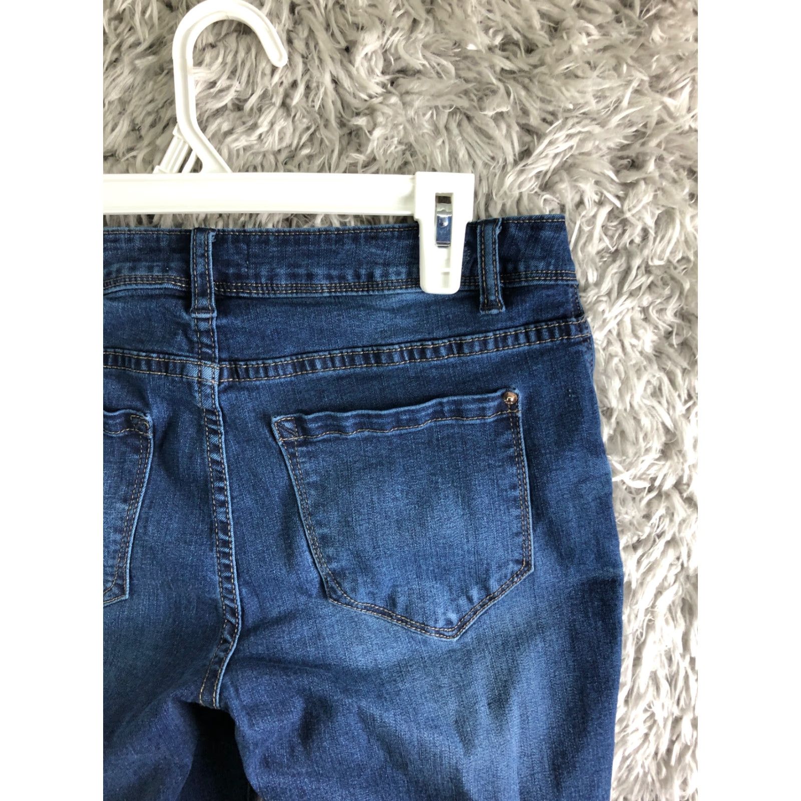Vintage Kensie Jeans Effortless Ankle Jeans Womens Size 6 Mid Rise Medium Wash Blue Denim Size 28" / US 6 / IT 42 - 6 Thumbnail