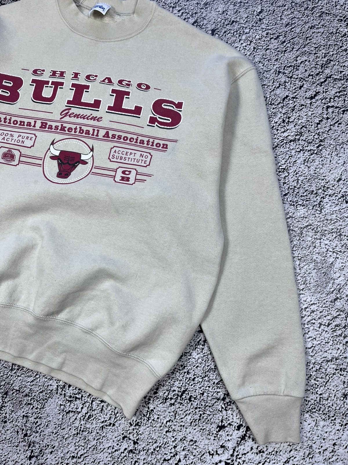 NBA Vintage 90s Chicago Bulls Pro Player Vintage Sweatshirt Size US M / EU 48-50 / 2 - 4 Thumbnail