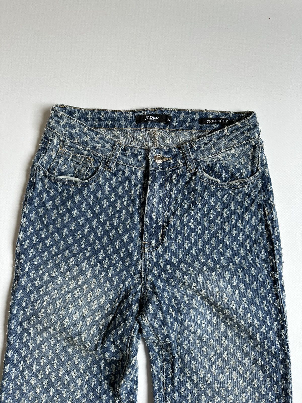 Other Jaded London Jeans Womens 26 Blue Distressed Boyfriend Size 26" / US 2 / IT 38 - 4 Thumbnail