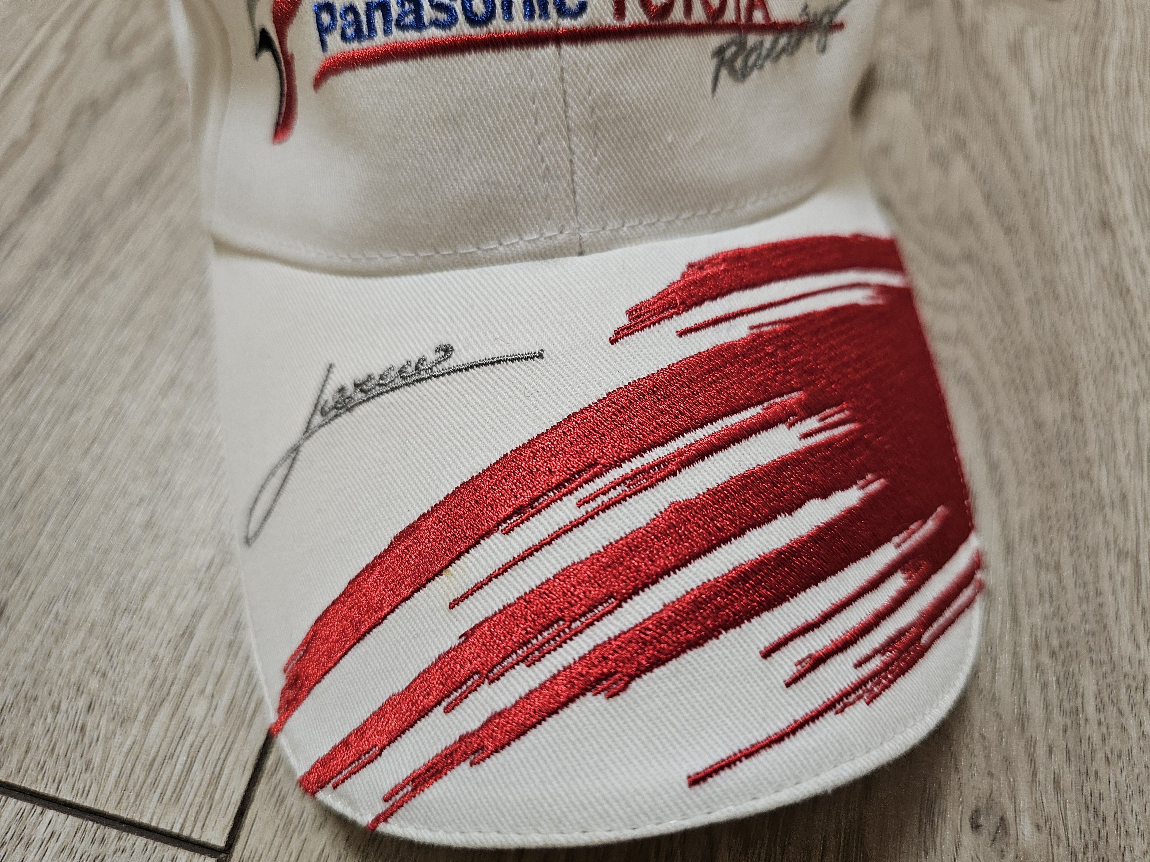 Formula 1 TOYOTA PANASONIC RACING VINTAGE CAP F1 TEAM TOYOTA WHITE CAP Size ONE SIZE - 4 Thumbnail