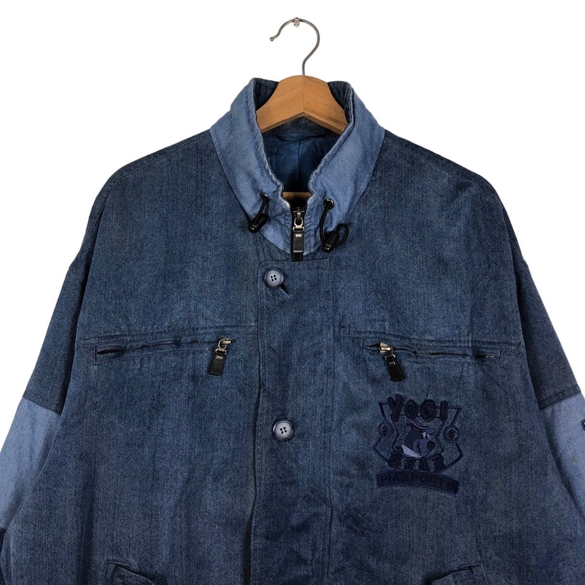 Japanese Brand 🔥Vintage Bomber Jacket Pia Sports Big Logo Issey Miyake Size US M / EU 48-50 / 2 - 3 Thumbnail