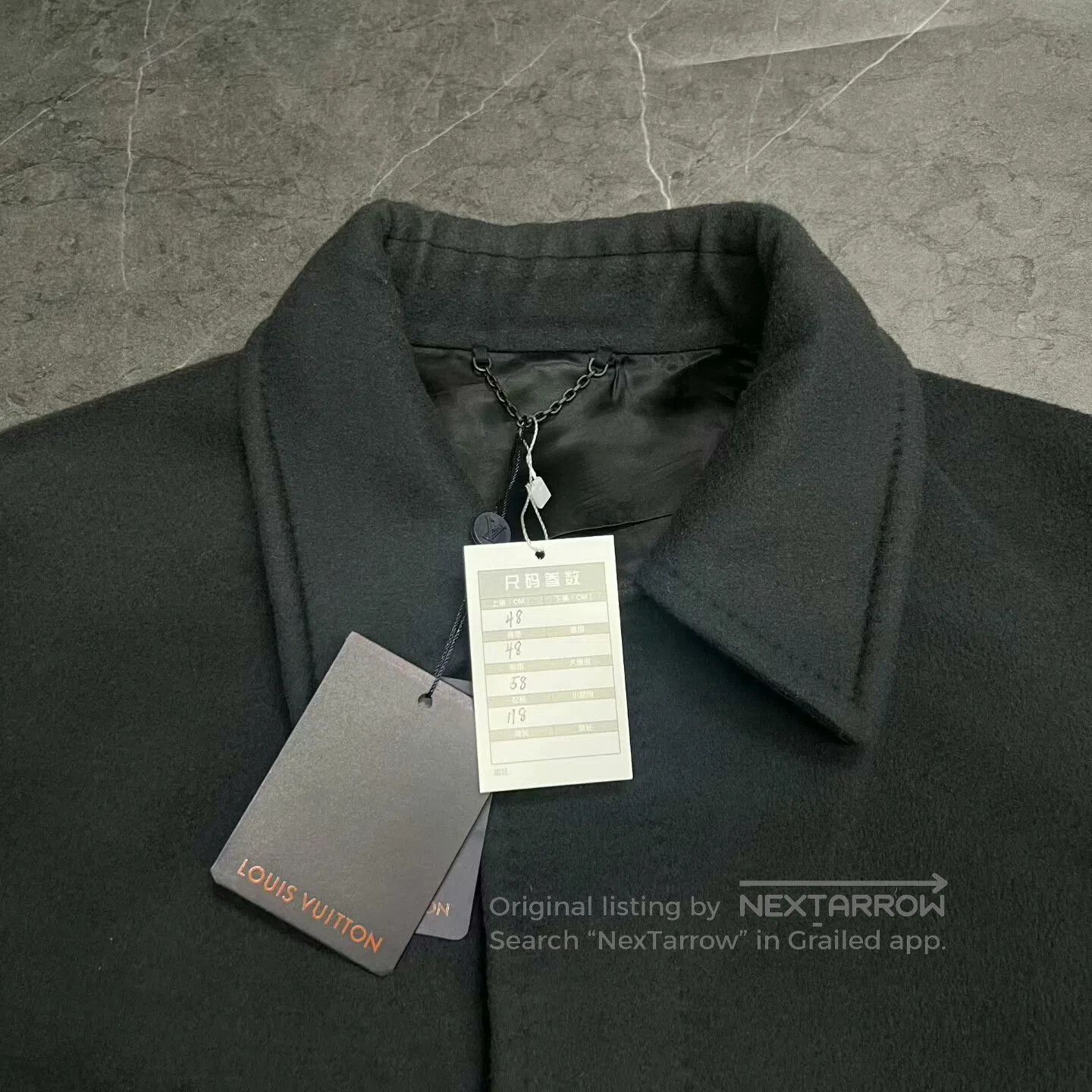Louis Vuitton louis vuitton black wool coat size 48. Size US L / EU 52-54 / 3 - 4 Thumbnail