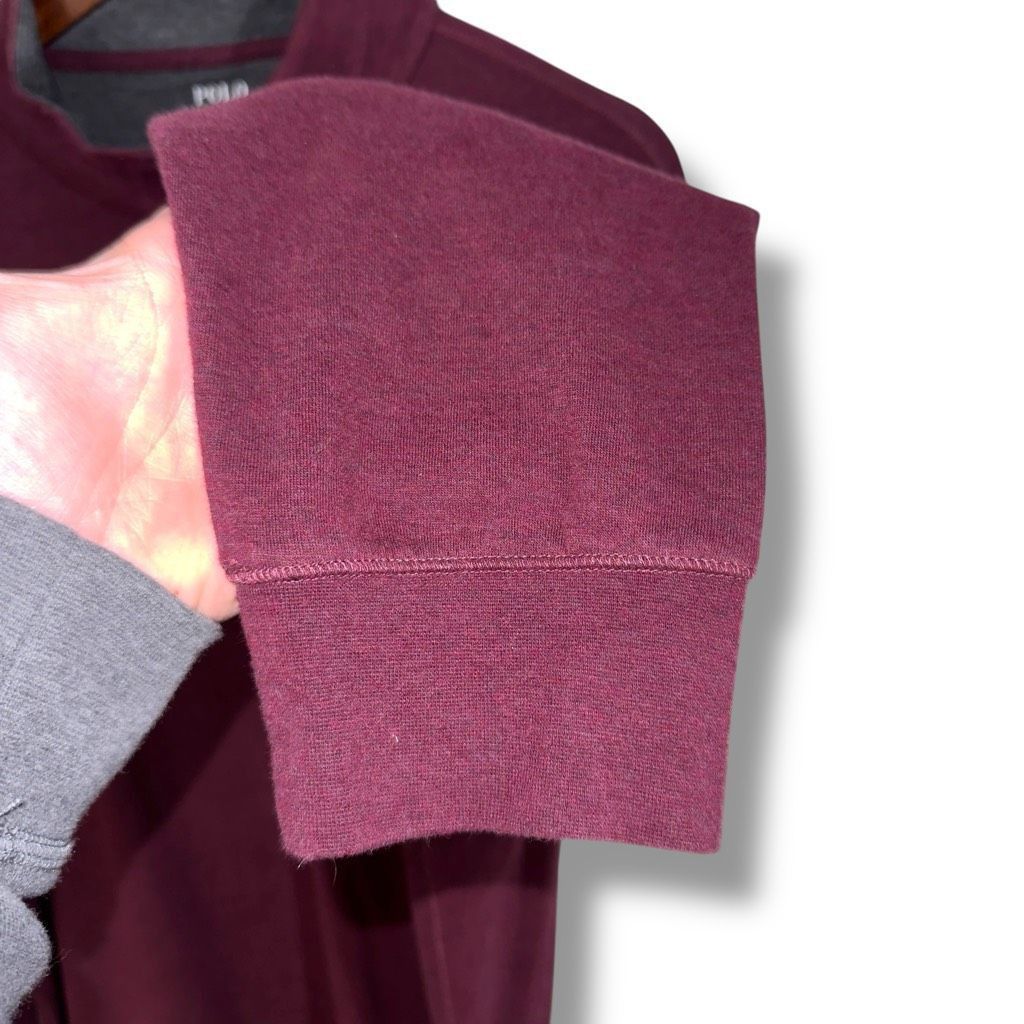 Polo Ralph Lauren Burgundy Red Polo Ralph Lauren 1/4 Zip Sweater Size XXL Size US XXL / EU 58 / 5 - 6 Thumbnail