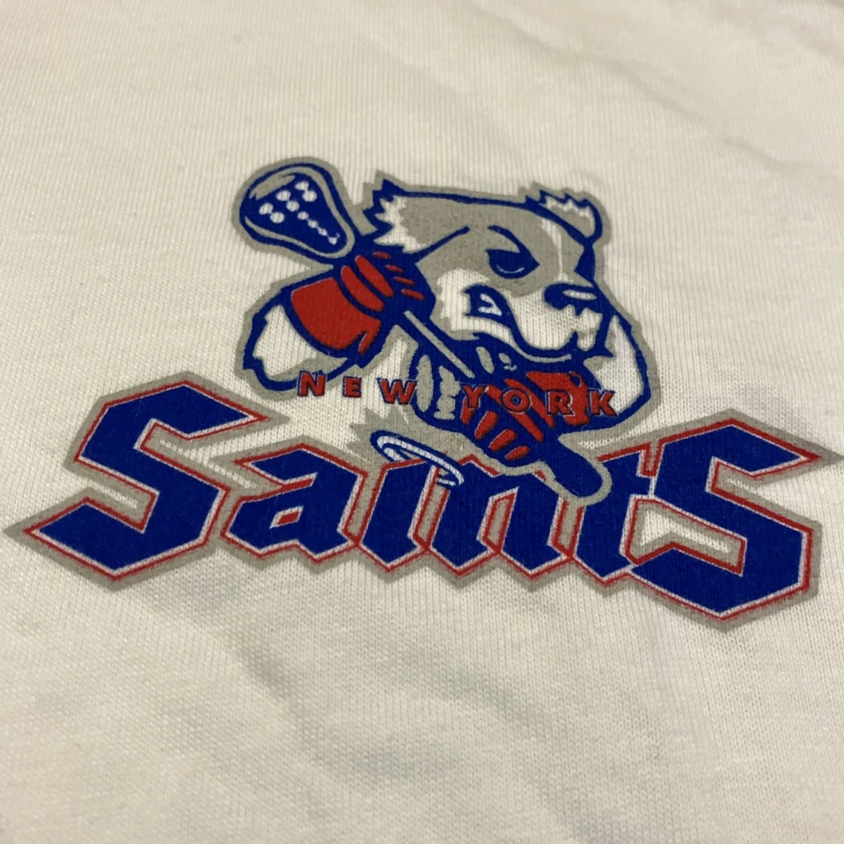 Vintage VINTAGE WOW RARE V Sport NEW YORK SAINTS Indoor Lacrosse League Golf Polo XL White Men Short Sleeve XL Size US XL / EU 56 / 4 - 2 Thumbnail