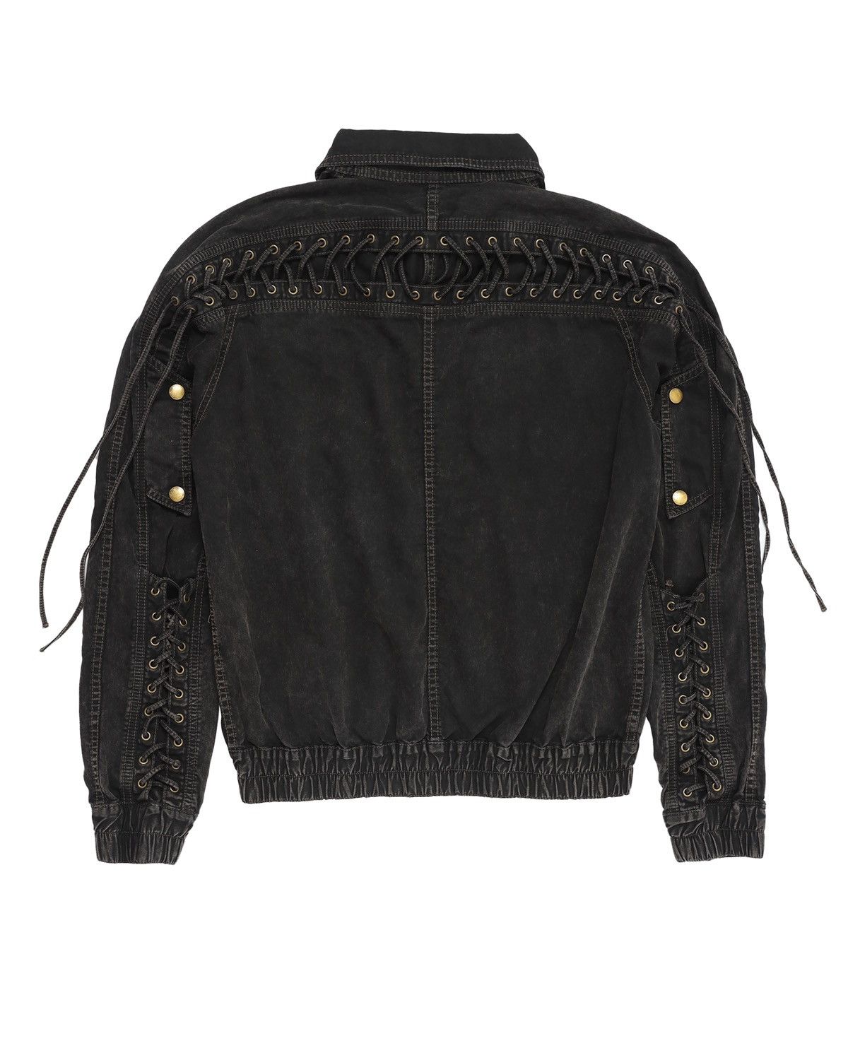 Hysteric Glamour × Japanese Brand × Le Grande Bleu (L.G.B.) HYSTERIC GLAMOUR lace-up bondage jacket Size US M / EU 48-50 / 2 - 1 Thumbnail