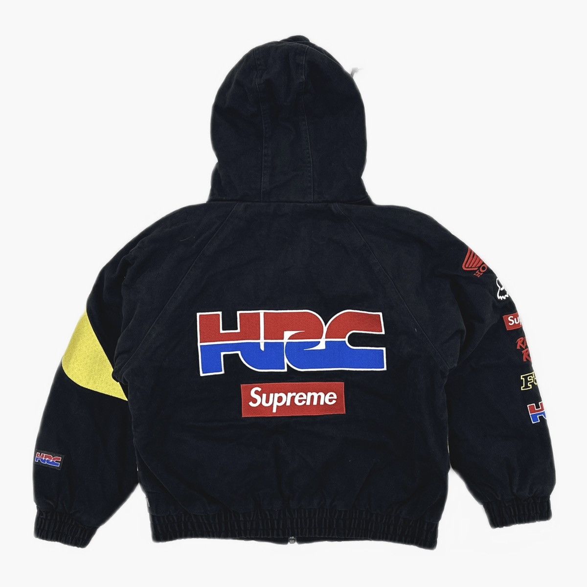 Fox Racing × Honda × Supreme Supreme Honda Fox Racing Puffy Zip Up Jacket Size US S / EU 44-46 / 1 - 2 Thumbnail