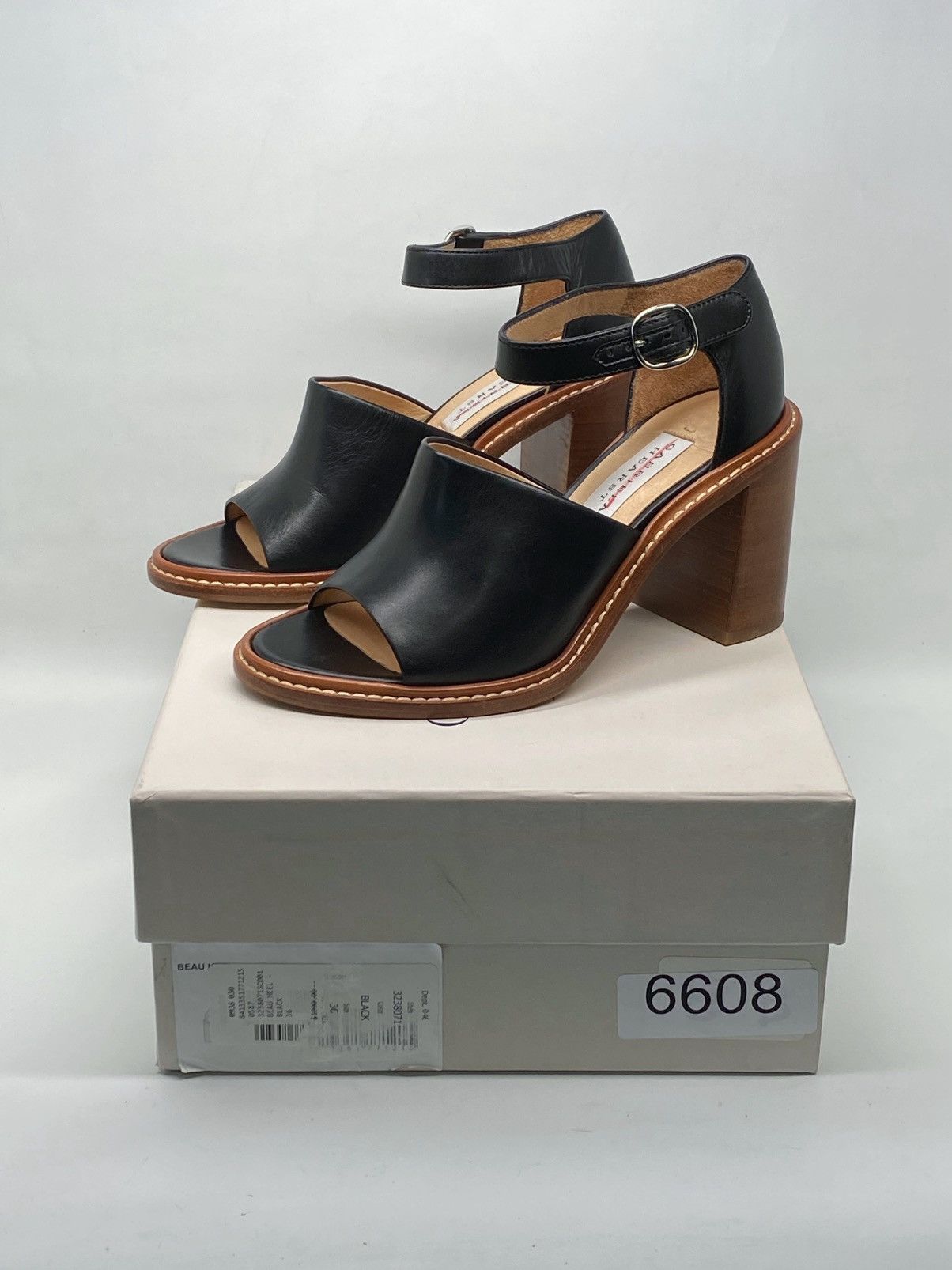 Gabriela Hearst Gabriela Hearst Beau Leather Ankle-Strap Sandals size 36 Size US 6 / IT 36 - 11 Thumbnail
