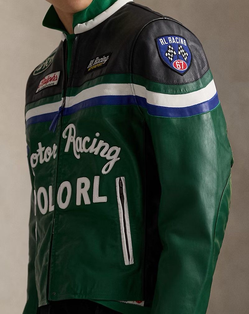 Polo Ralph Lauren Polo Ralph Lauren Leather Café Racer Jacket Size Large Size US L / EU 52-54 / 3 - 6 Thumbnail