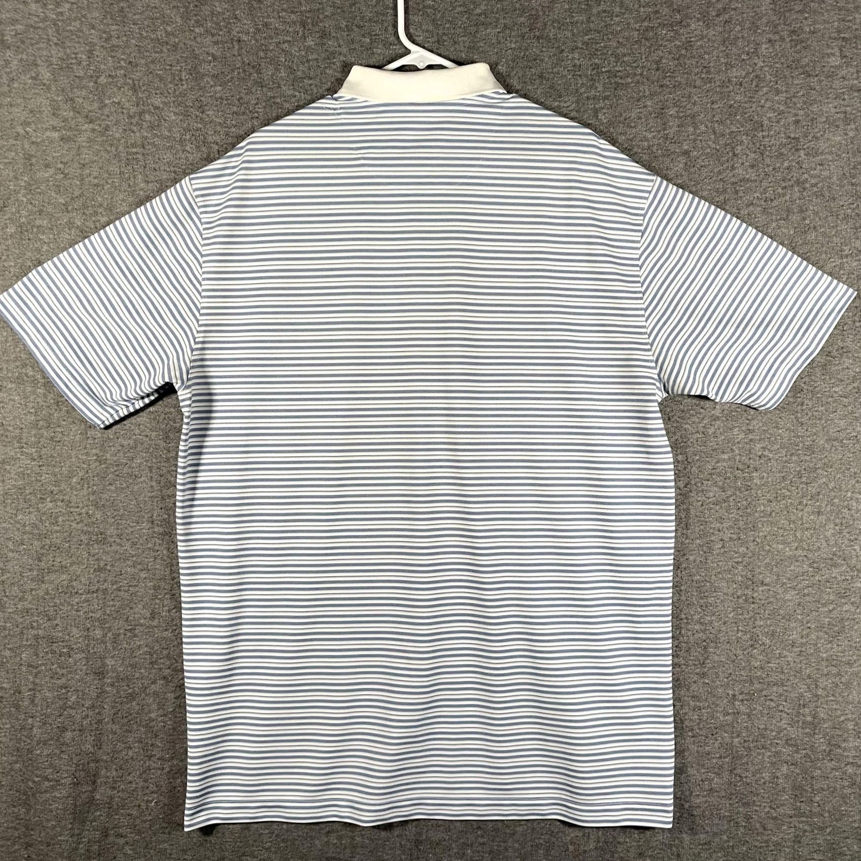 Nike Nike Dri-FIT Doral Golf Polo Shirt Mens 2XL Blue White Striped Short Sleeve UV Moisture Wicking Polo Size US XXL / EU 58 / 5 - 3 Thumbnail