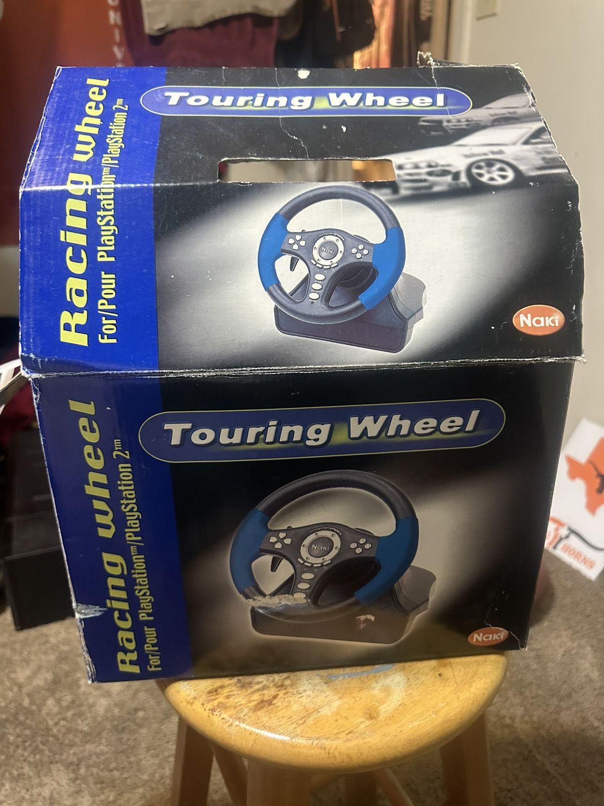 Playstation Intec Racing Steering Wheel PlayStation 2 Size 40 - 5 Thumbnail