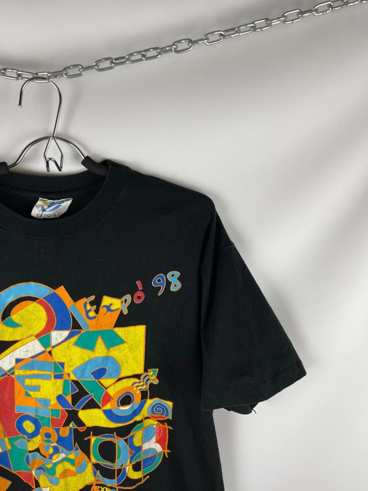 Vintage Expo’ 98 Lisboa vintage single stitch band tee shirt Size US XL / EU 56 / 4 - 3 Thumbnail
