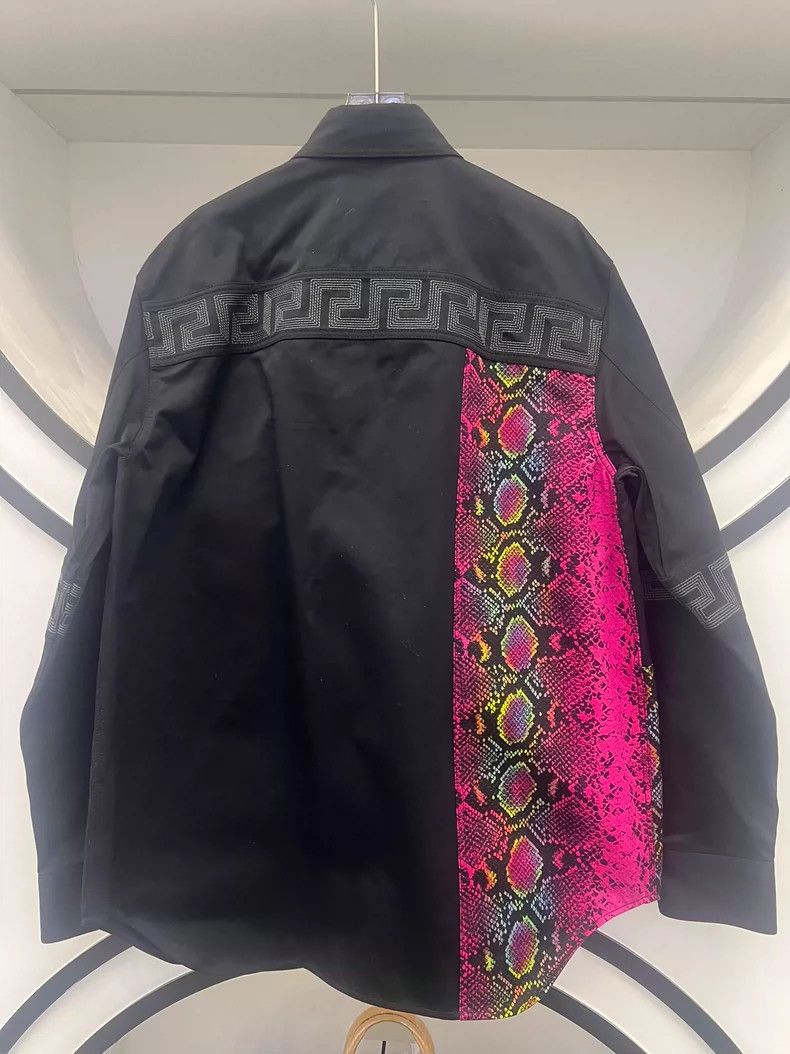 Versace Versace Classic printed denim jacket Size US XXL / EU 58 / 5 - 2 Thumbnail
