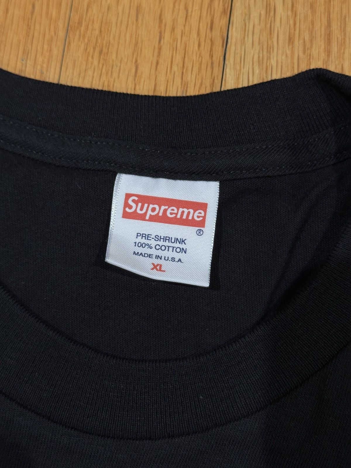 Supreme SUPREME FW14 FUCK TEE T-SHIRT SIZE XL BLACK BRAND NEW IN BAG Size US XL / EU 56 / 4 - 3 Thumbnail
