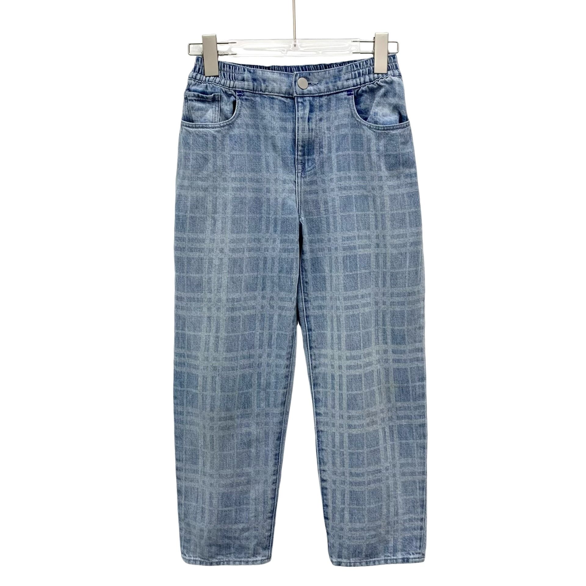 Burberry Burberry Blue Check Casual Pants 10Y Size US 26 / EU 42 - 1 Thumbnail