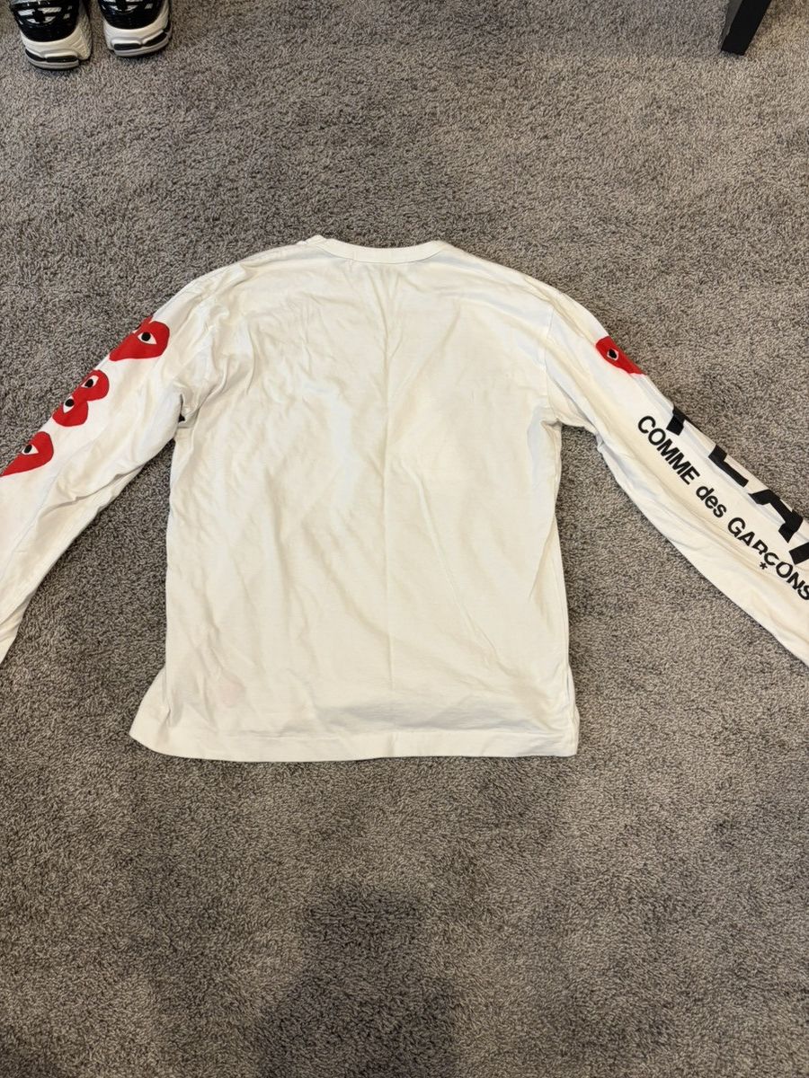 Comme des Garcons CDG Play Long Sleeve Size US L / EU 52-54 / 3 - 2 Thumbnail