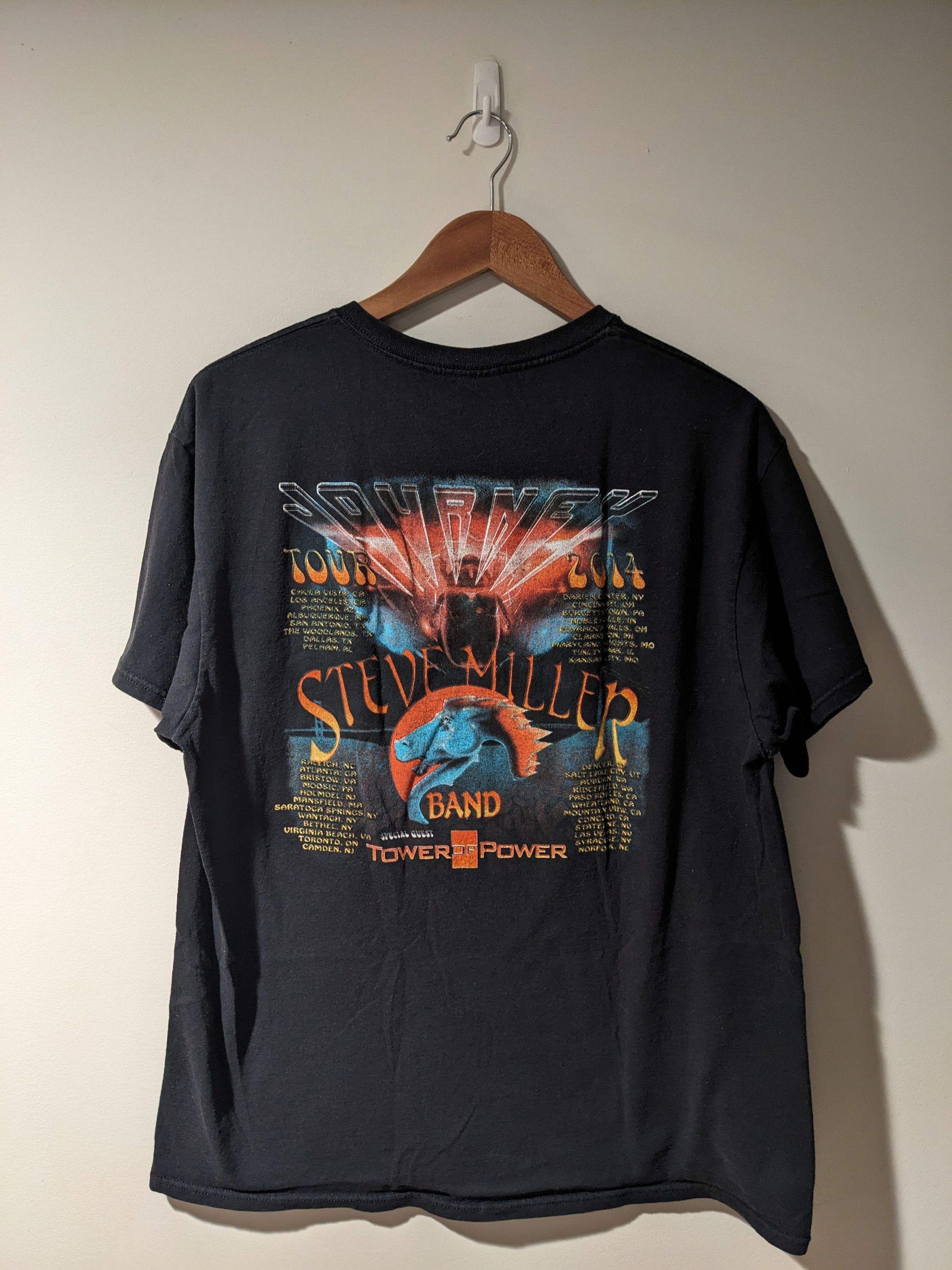 Band Tees Vintage 2014 Journey Tour Steve Miller Band Tower T-Shirt Size US L / EU 52-54 / 3 - 4 Thumbnail