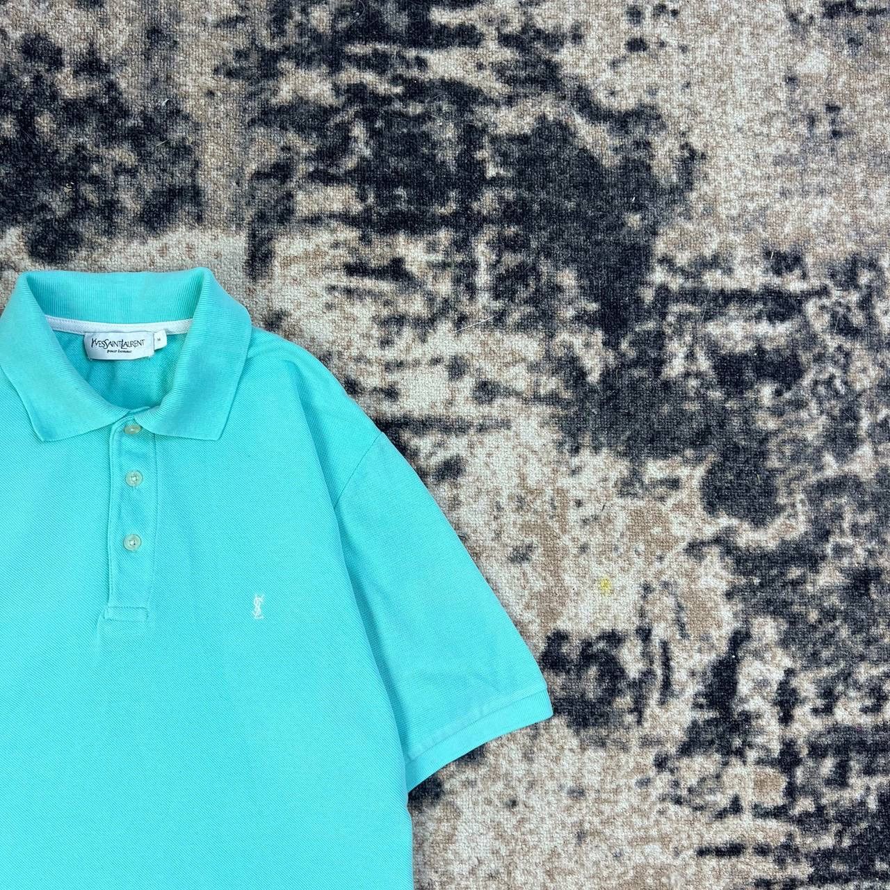 Yves Saint Laurent Yves Saint Laurent Mini Logo Luxury Polo T-Shirt Size US M / EU 48-50 / 2 - 2 Thumbnail