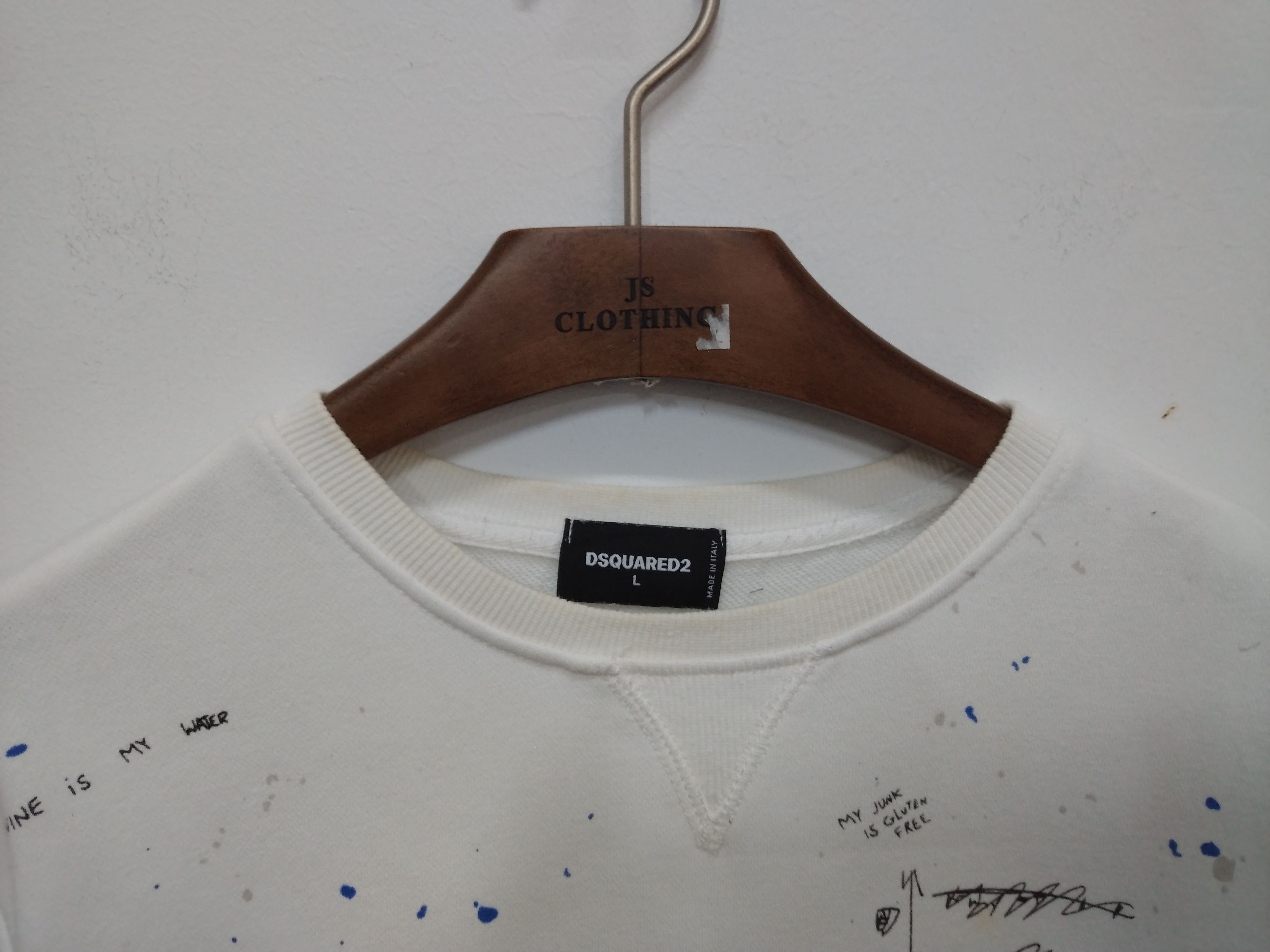 Dsquared2 × If Six Was Nine RARE DESIGN DSQUARED2 GRAFFITI SWEATSHIRT Size US L / EU 52-54 / 3 - 3 Thumbnail
