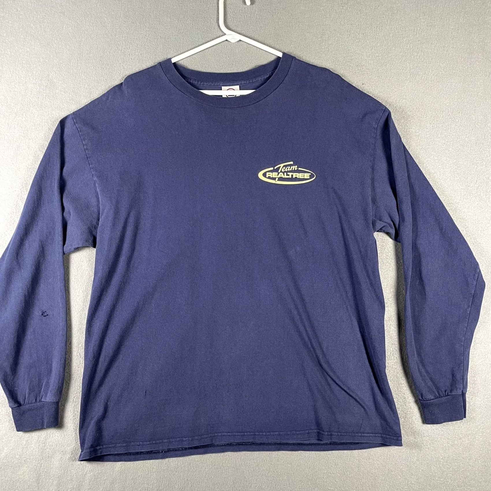 Vintage Team Realtree Shirt Mens XL Blue Long Sleeve Delta Pro Weight Hunting Outdoors Size US XL / EU 56 / 4 - 3 Thumbnail