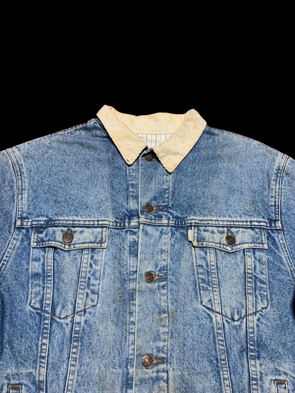 Levi's × Vintage Vintage Levi's 80's Denim Jacket Grey Label Rare Size US M / EU 48-50 / 2 - 5 Thumbnail