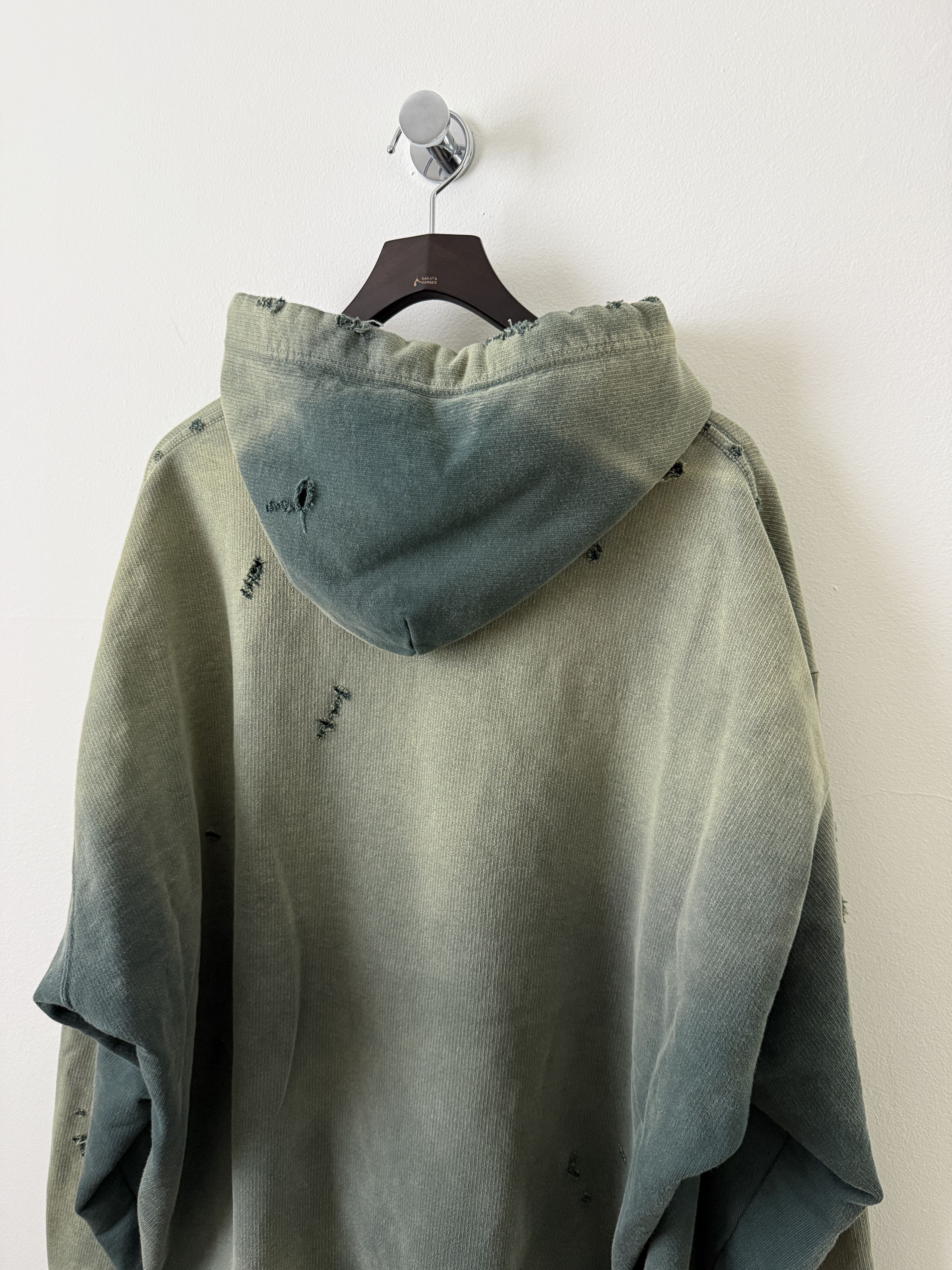 Maison MIHARA YASUHIRO Sun Faded Distressed Pullover Hoodie Size US S / EU 44-46 / 1 - 17 Thumbnail