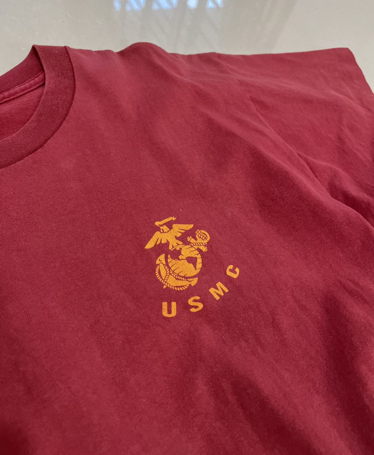Vintage Vintage 90s Us Army USMC Tshirt Made in USA Size US L / EU 52-54 / 3 - 7 Thumbnail