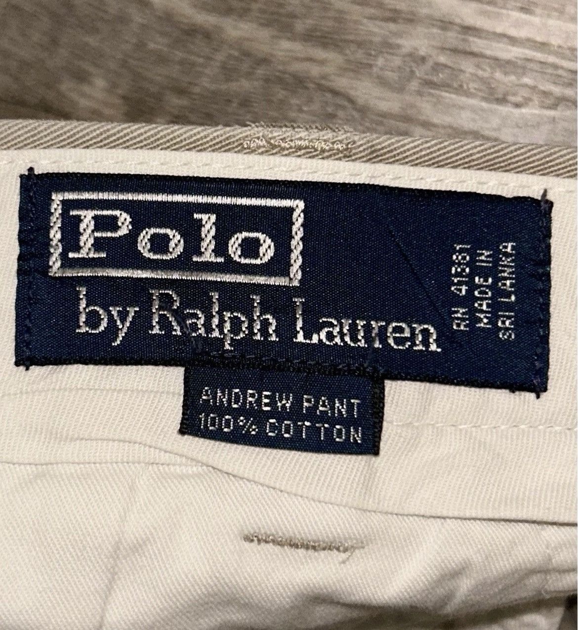 Polo Ralph Lauren Polo Ralph Lauren Mens Classic Fit Cotton Chino Pants Pleat Size US 38 / EU 54 - 3 Thumbnail