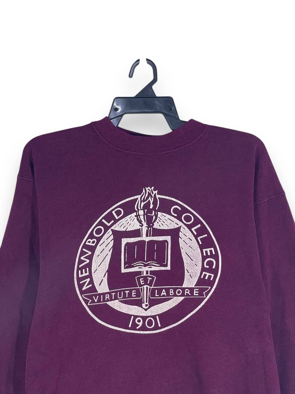 Other Vintage 90s newbold college sweatshirt jumper size L Size US L / EU 52-54 / 3 - 2 Thumbnail