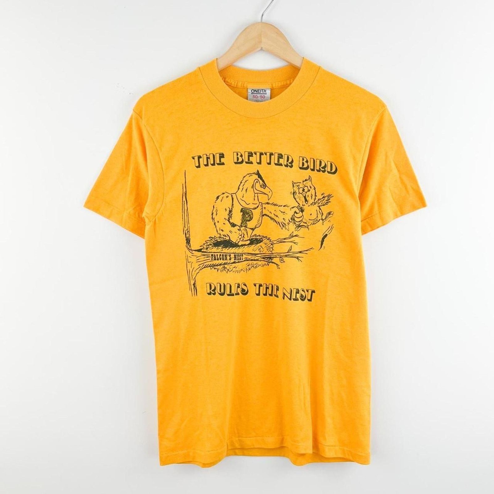 Vintage Vintage Better Bird Rules the Nest Graphic University Tee L Size US L / EU 52-54 / 3 - 1 Thumbnail