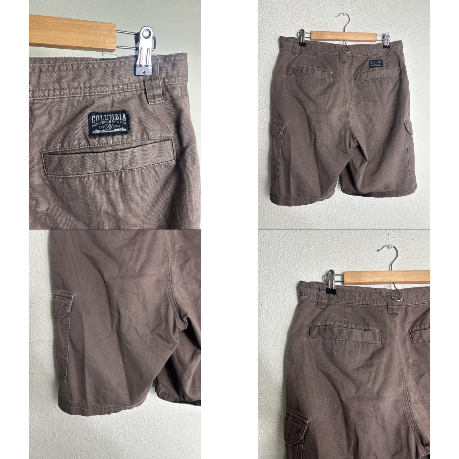 Vintage VINTAGE Columbia Cargo Short Mens 34 Brown Twill Brownsmead II 1390261 Brown Size US 34 / EU 50 - 8 Thumbnail