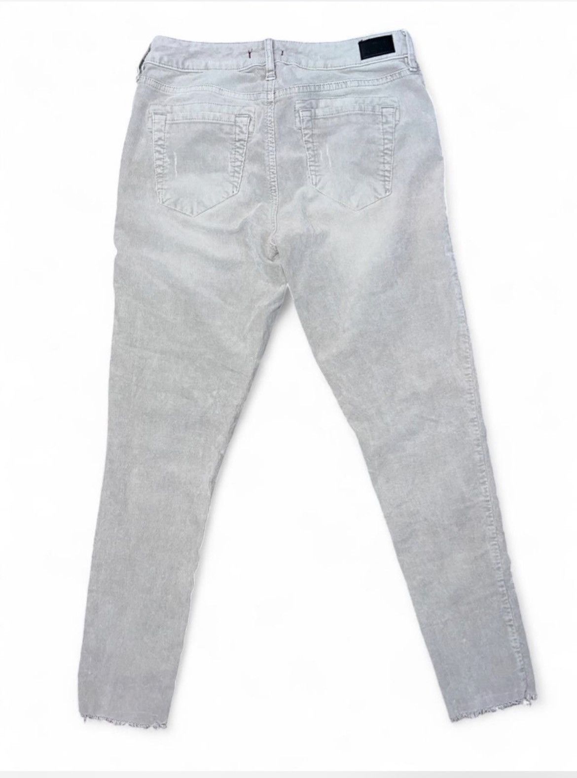 Other Dear John Frayed Raw Hem Corduroy Pants Skinny Size 27 Size 27" / US 4 / IT 40 - 2 Thumbnail